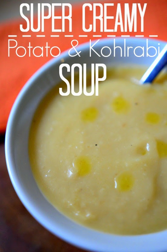 House Vegan: Super Creamy Potato and Kohlrabi Soup