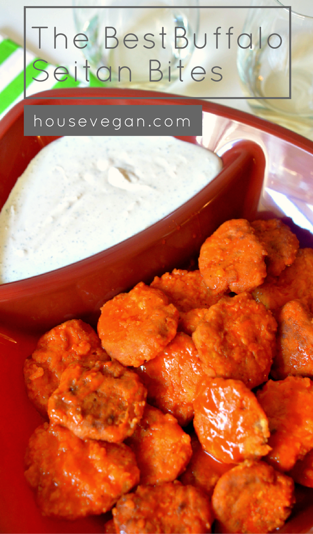 House Vegan The Best Buffalo Seitan Bites